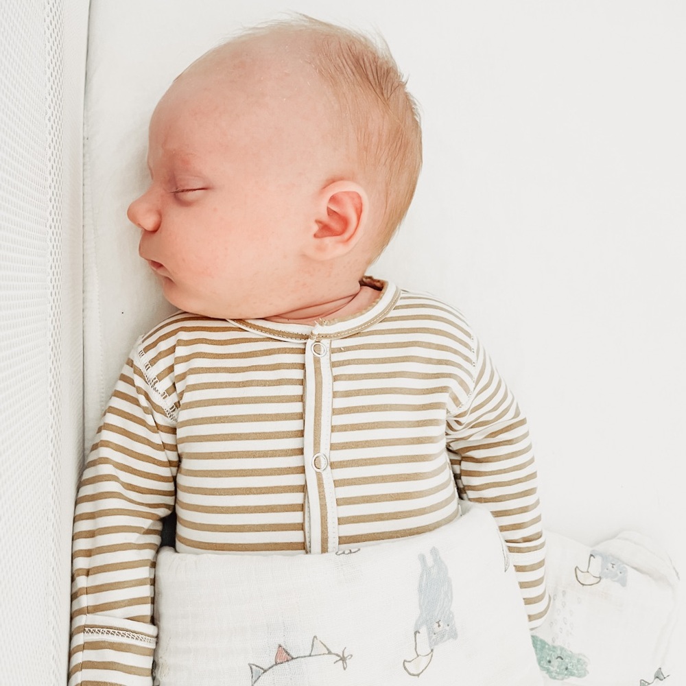 Quincy Mae - 0-3M Footed Snap
